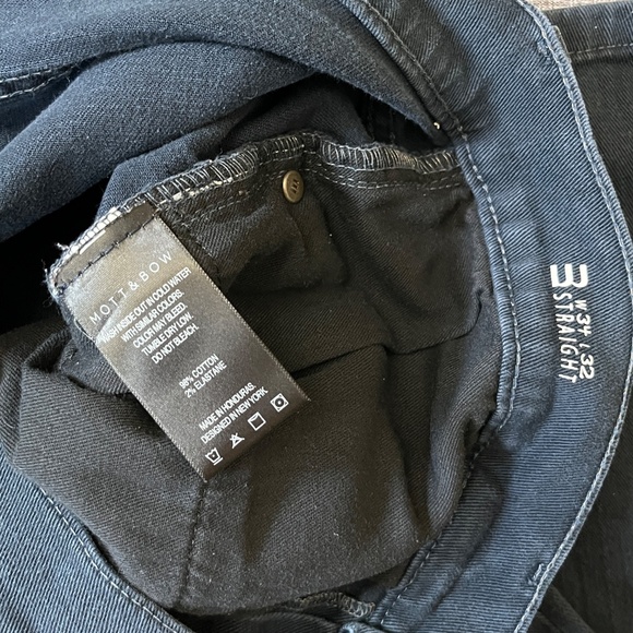 Mott & Bow Straight Fit Mercer Stretch Jeans - Men's Size 34*31 - Blue - Picture 4 of 11